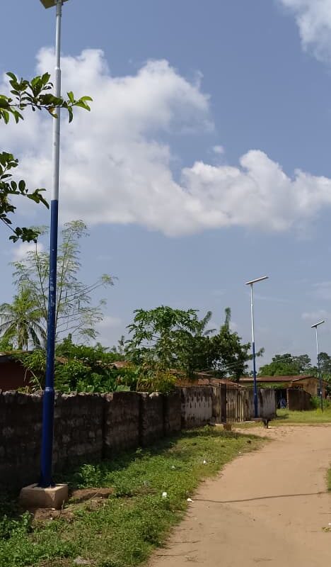 Installation of 100W Solar Streetlights in Idoa Town, Esan West Local Government Area, Edo State