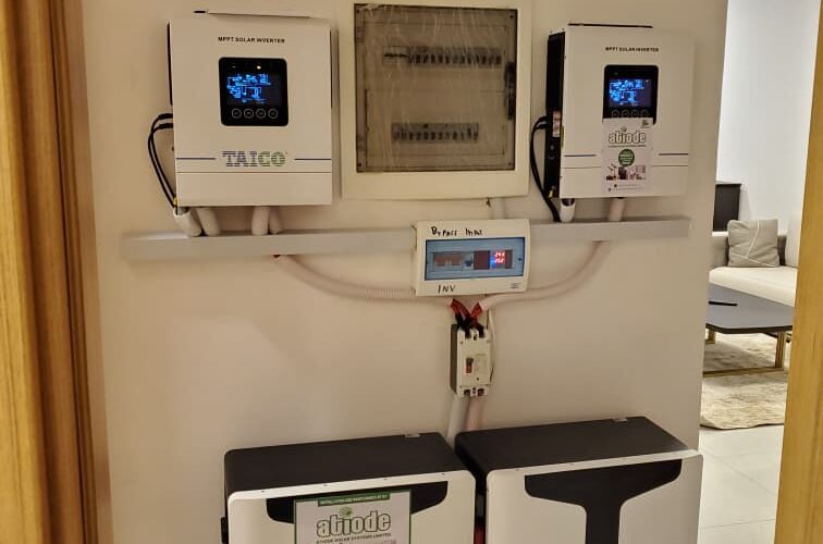 dual 6kva system with 32kwh lithium battery